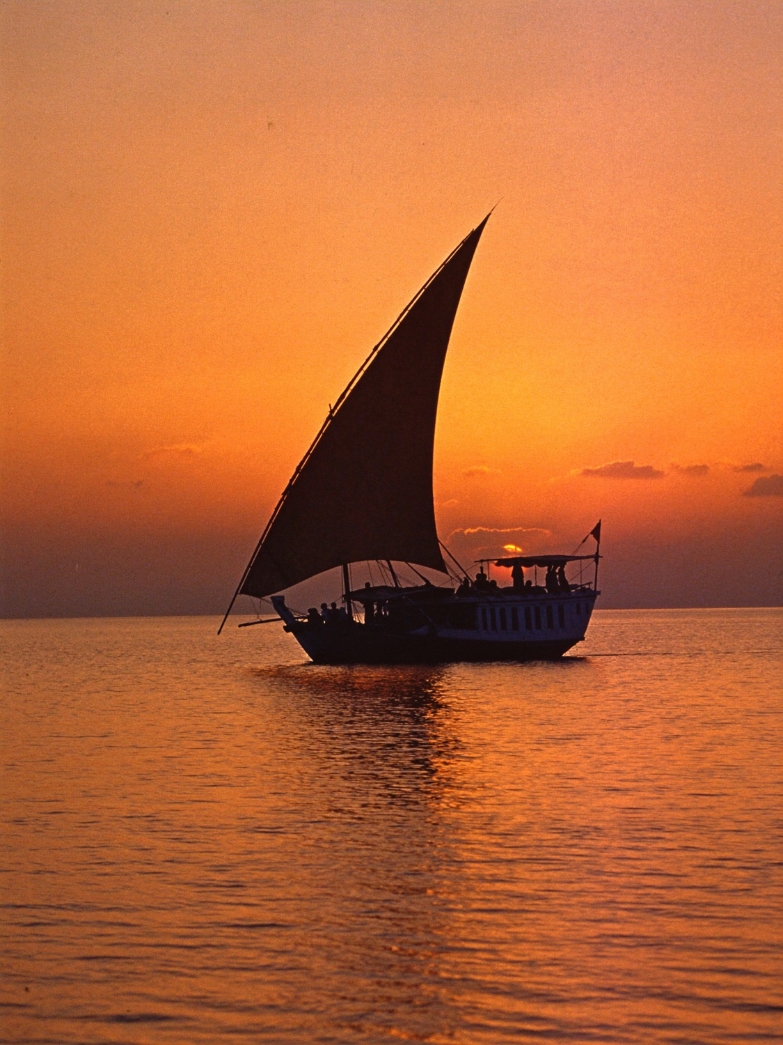 Last light, Indian Ocean